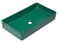 Раковина накладная K-M6260-60JSP 610*345*110мм темно-зеленый HOLLER 342956
