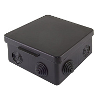 Коробка распаячная КР д/ОП SQ1401-0913 100*100*55мм IP54 черный