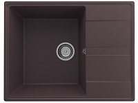 Мойка для кухни Ulgran Quartz Prima 650-06 кварцевая прямоугольная 65*50см трюфель