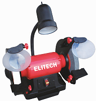 Точило ELITECH СТ 6020С с подсверкой 600Вт круг ф200*25*32мм (E2013.011.00)
