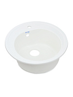 Мойка врезная  круглая PRO ROUND SA-R510 SANTREK AQUA 313560 иней-321