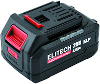 Аккумулятор ELITECH HD RCB 2040S ELP 20В 4.0а/ч слайдер (E0911.091.00)