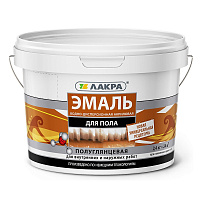 Эмаль акриловая Лакра для пола бежевая 2.4 кг