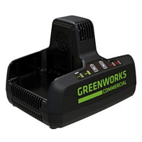 Зарядное устройство Greenworks G82C2 (2-х портовое быстрое) 82В 8.0А (2939007)