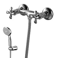 Смеситель Lemark Flora для душа с аксессуарами хром LM0103C Смеситель Lemark Flora для душа с аксессуарами хром LM0103C