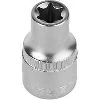 Головка торцовая  Зубр Мастер E-TORX, 1/2 Cr-V хром покрытие, E10 27719-10