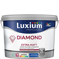 Краска для стен и потолков глубокоматовая Prof Diamond Extra Matt бесцветная база BC Luxium by Dulux 50034528 (9л)