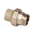 Муфта разъемная PPR 20*3/4"  Lammin наружная резьба полипропиленовая серая Lm31061020020G