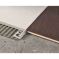 Профиль Г-образный PTEBC алюминиевый хромированный 12.5мм/2.7м, Progress Profiles
