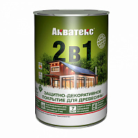 Покрытие защитно-декоративное для дерева "2 в 1" палисандр Акватекс 18110 (0.8л)