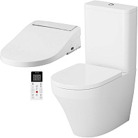 Унитаз-компакт AM.PM Inspire C508607WH универсальный выпуск с электронным сиденьем с функцией биде белый глянец