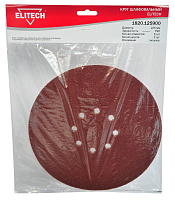 Шлифовальный круг Elitech ф225мм Р 40 (1820.125900)