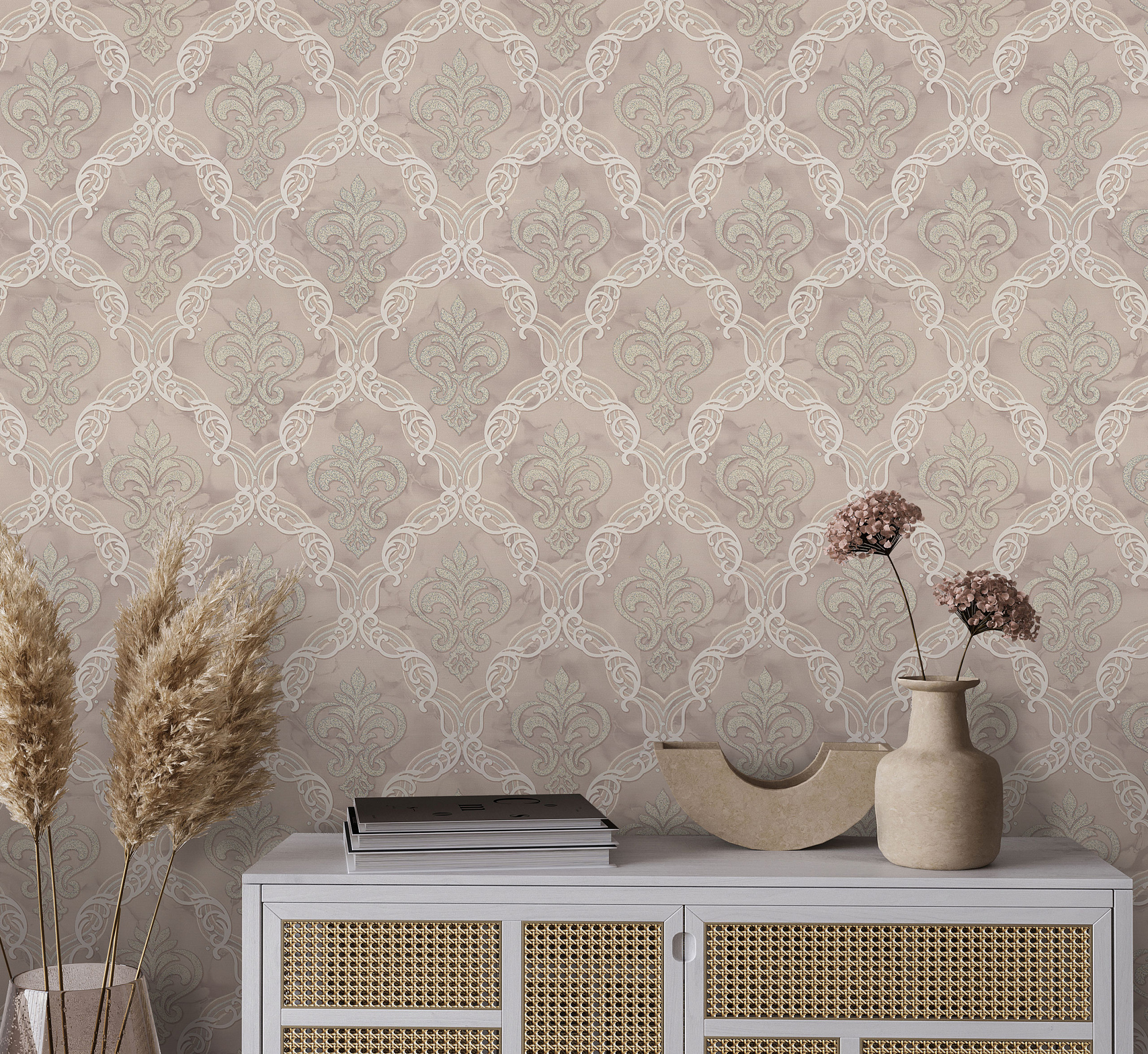 Обои Marquise горячее тиснение 1.06*10м коричневые Eurodecor 9097-12 доставка Нижний Новгород 2 Обои Marquise горячее тиснение 1.06*10м коричневые Eurodecor 9097-12 купить 2