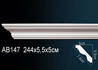 Карниз из полиуретана гладкий AB147 ARTFLEX
