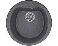 Мойка кухонная круг гранит d510 графит Granula