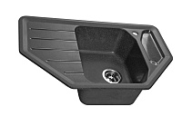 Мойка врезная PRO ANGLE SA-A800 угловая с сифоном 790*490мм графит-309 SANTREK AQUA SA-A800 313798