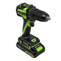 Дрель-шуруповерт акк. Greenworks DD345, 24V, б/щет, 27/45 Нм, 0-450 / 0-1850 об/мин, 13мм, 2х2Ач, ЗУ, кор (3708307CUC)