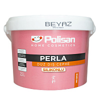 Краска фасадная силиконовая PERLA SILIKONLU DIS CEPHE гладкая бесцветная база С Polisan 38100051000 (2.5л)