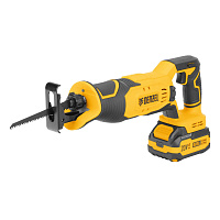Пила сабельная аккумуляторная Denzel RS-180, Li-Ion 20В 28801