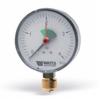 Манометр WATTS (MHR) 50/4 0-4 бар, штуцер радиал. 1/4" Манометр WATTS (MHR) 50/4 0-4 бар, штуцер радиал. 1/4"