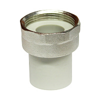 Переходник c накидной гайкой 20*3/4" полипропилен FV-Plast 225021
