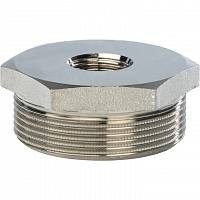 Футорка наружная-внутренняя резьба никелированная латунь 1 1/2"*1/2" STOUT SFT-0029-011212