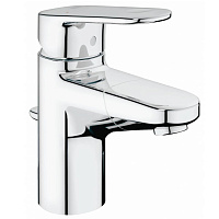 Смеситель для раковины Europlus с выдвижным изливом цвет хром GROHE 33155002