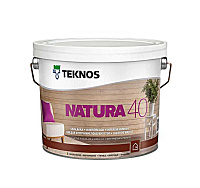Лак для внутренних поверхностей TEKNOS NATURA 40 Бесцветный полуглянцевый