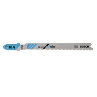 Пилка для лобзика Bosch T118A HSS Basic for Metal по металлу 1-3мм 2 штуки 2609256729