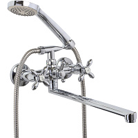 Смеситель для ванной Lucky Tap BBD-2006-35L-69 865 с длинным изливом хром