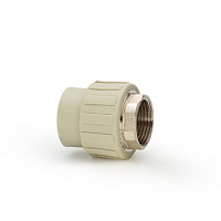 Муфта комбинированная PPR 32*1" под ключ внутренняя резьба Lammin полипропиленовая серая Lm31044032025G
