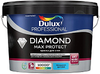 Краска для стен и потолков Diamond Max Protect матовая бесцветная база BC Dulux (2.25л)