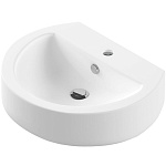 Раковина Best Luxe с отверстием 55 см белая, Sanita Luxe BSTSLWB01