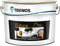 Краска Futura 15 база PM1 шелк-матовая TEKNOS белая