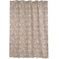Штора готовая VERRAN Paisley на шторной ленте бежевая 140*260см 315-02