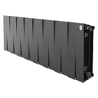 Радиатор биметаллический PianoForte 300мм 16 секций Noir Sable Royal Thermo RTPNS30016
