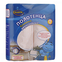 Полотенца бумажные CELESTA 2 рулона 