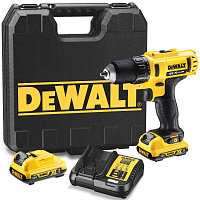 Дрель-шуруповерт аккумуляторная DeWalt DCD 710D2-B5 Li-Ion кейс 12В 24Нм 2акк*2.0а/ч+з/у MV