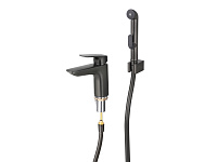 Смеситель ВЕГА для раковины 97 с гигиеническим душем Aquatek AQ1012BGM