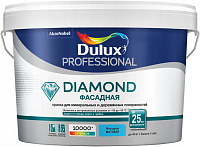 Краска фасадная Dulux Trade Гладкая Белая матовая - 2.5 л