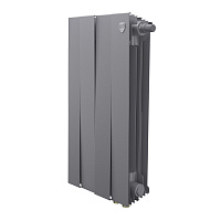 Радиатор биметаллический PianoForte 500 VDR80 4 секции Royal Thermo RTPNSSVDR8050004 Silver Satin