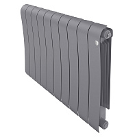 Радиатор биметаллический Infinity 500мм 10 секций Silver Satin Royal Thermo RTINSS5010