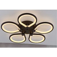 Люстра Schaffner Omento LED 110W 9350LM 3000K-6000K кофейная 39035-5 Coffee
