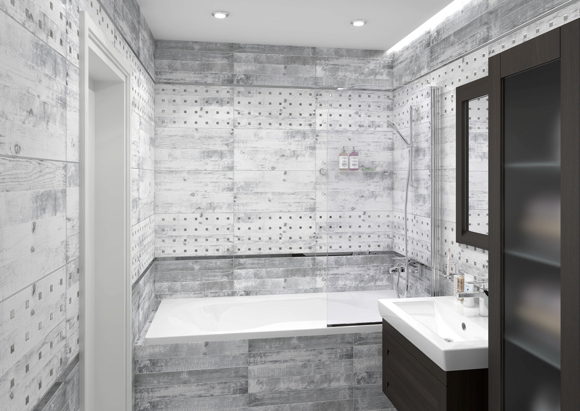 Декор настенный Extra Elemental, цвет серый, 30*60см Ceramica Classic доставка Нижний Новгород 3 Декор настенный Extra Elemental, цвет серый, 30*60см Ceramica Classic купить 3