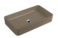 Раковина накладная K-M6260-60CML бежевый матовый 610*345*110мм HOLLER 342955