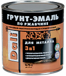 Грунт-эмаль по ржавчине 3в1 для металла RAL 7024 серый графит Dali (0.75л)