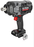 Гайковерт аккумуляторный Elitech HD CW 2016BL коробка 20В 1600Нм/(2100Нм) 3/4" бесщ без акк и з/у(тушка) (E2201.075.00)