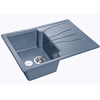 Мойка кухонная GranFest STANDART GF-S-680L прямоугольная с крылом 680*498мм графит