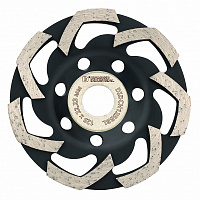 Чашка алмазная зачистная 125*6*22 сегментная Segmented BOOMERANG