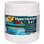 Средство дезинфицирующее для бассейна "Кристалпул MULTI 5 в 1" 107662 (0.5кг) 